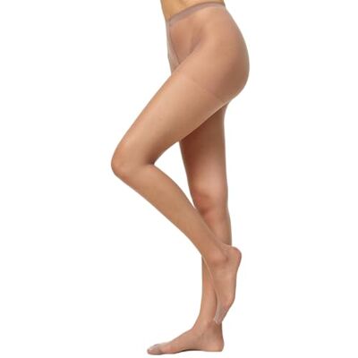 Nur Die Supersitz 20 DEN Grandes Tallas Grandes Medias Transparentes Finas Aspecto Mate Nylon Cómoda Cintura Mujer, perla, 46-48 Nur Die Supersitz 20 DEN Grandes Tallas Grandes Medias Transparentes Finas Aspecto Mate Nylon Cómoda Cintura Mujer, perla, 46-48