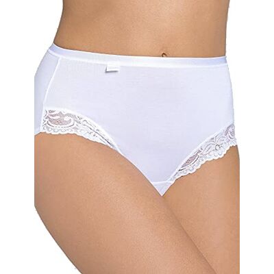 Sloggi Romance Maxi, Slip para Mujer, Blanco (White), 42 Sloggi Romance Maxi, Slip para Mujer, Blanco (White), 42