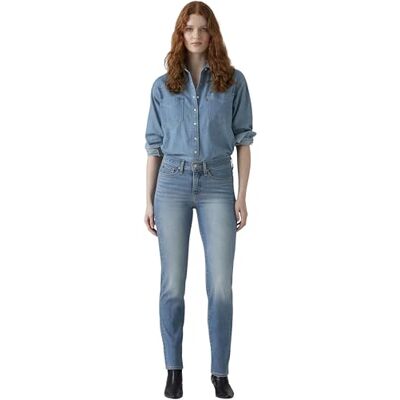 Levi's 314 Shaping Straight Eternal Indigo Mid, Eternal Indigo Mid, 27W / 30L Levi's 314 Shaping Straight Eternal Indigo Mid, Eternal Indigo Mid, 27W / 30L