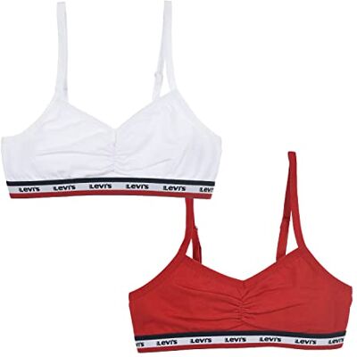 Levi's Lhg Sportwear Surplice Bra 4l Sujetador Niñas (Pack de 1) Levi's Lhg Sportwear Surplice Bra 4l Sujetador Niñas (Pack de 1)