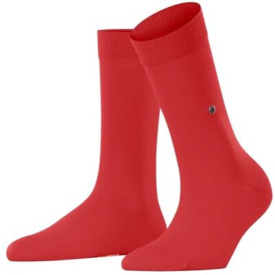 Burlington Lady W So algodón lisos 1 par, Calcetines Mujer, Rojo Tulip 8081, 36-41 Burlington Lady W So algodón lisos 1 par, Calcetines Mujer, Rojo Tulip 8081, 36-41