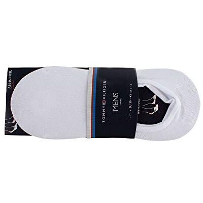 Tommy Hilfiger Men Footie, White, 43/46, Pack Of 2 Tommy Hilfiger Men Footie, White, 43/46, Pack Of 2