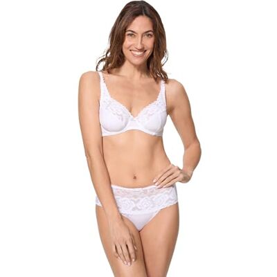 Playtex Brief New Flower Elegance, Brief, Mujer, Blanco (White), XL Playtex Brief New Flower Elegance, Brief, Mujer, Blanco (White), XL