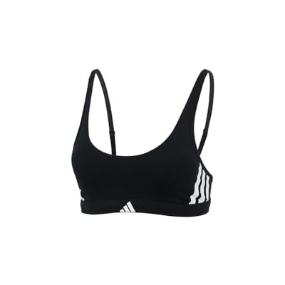 Adidas Scoop Bralette Sport Active Essentials Cotton 3 Stripes Ropa Interior cómoda Adidas Scoop Bralette Sport Active Essentials Cotton 3 Stripes Ropa Interior cómoda