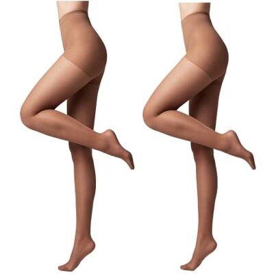 Conte elegant Pack de 2 pantis moldeadores de mujer ACTIVE 20 DEN estimula la circulación sanguínea, pantis moldeadores pantis finos de mujer color Moca talla 4 Conte elegant Pack de 2 pantis moldeadores de mujer ACTIVE 20 DEN estimula la circulación sanguínea, pantis moldeadores pantis finos de mujer color Moca talla 4
