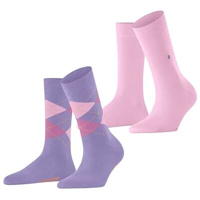Burlington Everyday Mix Multipack W So algodón estampados 2 pares, Calcetines Mujer, Morado Lilac 6925, 36-41 Burlington Everyday Mix Multipack W So algodón estampados 2 pares, Calcetines Mujer, Morado Lilac 6925, 36-41