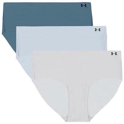 Under Armour Pack de 3 Bragas Hipster Invisible Pure Stretch para Mujer – Ajuste sin Costuras, Sin Marcas, Ultraligero, Comodidad Todo el Día Under Armour Pack de 3 Bragas Hipster Invisible Pure Stretch para Mujer – Ajuste sin Costuras, Sin Marcas, Ultraligero, Comodidad Todo el Día