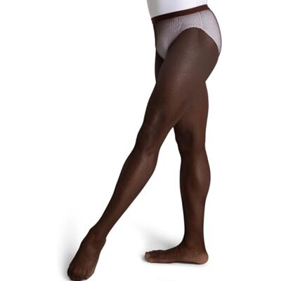 Capezio Medias de Red sin Costuras para Mujer, Mujer, Medias, , marrón, Extra Large Capezio Medias de Red sin Costuras para Mujer, Mujer, Medias, , marrón, Extra Large