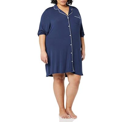 Amazon Essentials Camisa para Dormir Tipo Tubo (Disponible en Tallas Grandes) Mujer Amazon Essentials Camisa para Dormir Tipo Tubo (Disponible en Tallas Grandes) Mujer