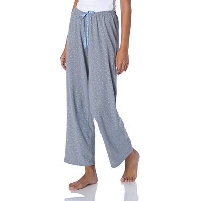 HUE Pantalones de Dormir de Punto Estampado de Pyjama Pijama, Bella Blue-Mini Scribble, XL para Mujer HUE Pantalones de Dormir de Punto Estampado de Pyjama Pijama, Bella Blue-Mini Scribble, XL para Mujer
