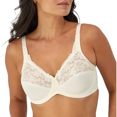 Bali Women's Microfiber Minimizer, Pearl,38C Bali Women's Microfiber Minimizer, Pearl,38C