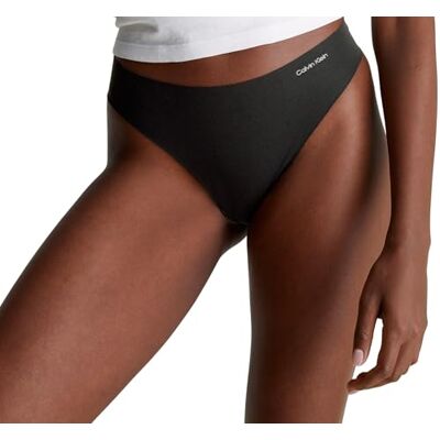 Calvin Tanga Mujer String Thong Tejido elástico, Negro (Black), XS Calvin Tanga Mujer String Thong Tejido elástico, Negro (Black), XS