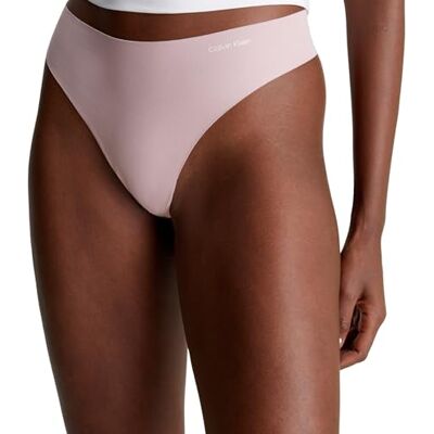 Calvin Tanga Mujer String Thong Tejido elástico, Rosa (Subdued), XXL Calvin Tanga Mujer String Thong Tejido elástico, Rosa (Subdued), XXL