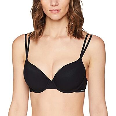 Skiny Essentials Schalen, Sujetador para Mujer, Negro (Black 7662), 85A (Taille de fabrication:70A) Skiny Essentials Schalen, Sujetador para Mujer, Negro (Black 7662), 85A (Taille de fabrication:70A)