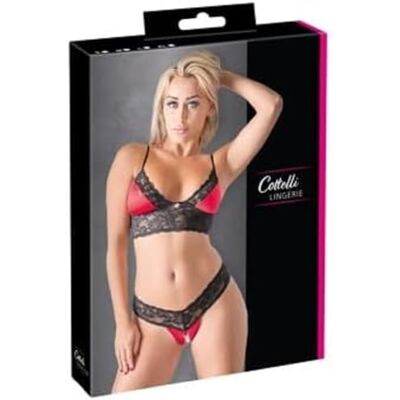 COTTELLI Collection sexy lencería mono con manga larga COTTELLI Collection sexy lencería mono con manga larga