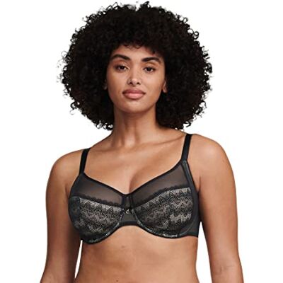 Chantelle DE Révèle Moi, Sujetador Mujer, Negro (Schwarz 11), 70E Chantelle DE Révèle Moi, Sujetador Mujer, Negro (Schwarz 11), 70E