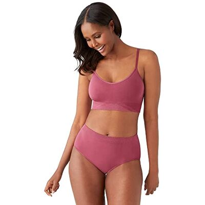 Wacoal B-Smooth Skinny Strap Bralette Sujetador, Opaco, Vino Rosa, XXL para Mujer Wacoal B-Smooth Skinny Strap Bralette Sujetador, Opaco, Vino Rosa, XXL para Mujer