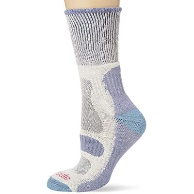 Bridgedale Hike Coolmax® Botas cómodas para mujer, color azul ahumado, talla S UK Bridgedale Hike Coolmax® Botas cómodas para mujer, color azul ahumado, talla S UK