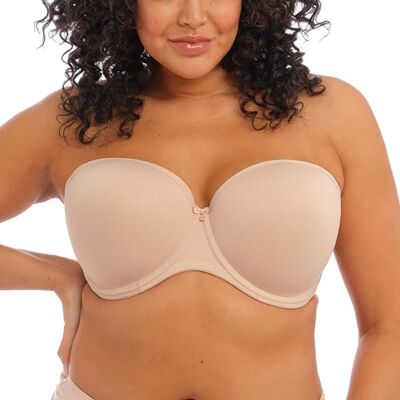 Elomi Women's Smooth Strapless Seamless Underwire T-Shirt Bra, Sahara, 40HH, Sahara, 40HH Elomi Women's Smooth Strapless Seamless Underwire T-Shirt Bra, Sahara, 40HH, Sahara, 40HH