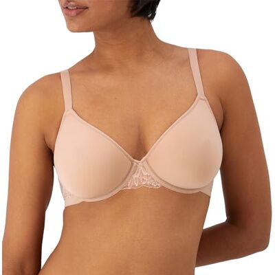 Bali Sujetador de Camiseta de Modal Transpirable y Ligero con Aros para Mujer, Tirantes Convertibles, Almendra, 85D Bali Sujetador de Camiseta de Modal Transpirable y Ligero con Aros para Mujer, Tirantes Convertibles, Almendra, 85D