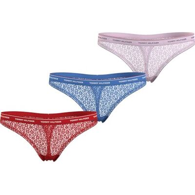 Tommy Hilfiger Pack de 3 Braguitas Tipo Tanga para MujerPremium Essential Tommy Hilfiger Pack de 3 Braguitas Tipo Tanga para MujerPremium Essential