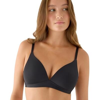 YSABEL MORA Sujetador sin Aro con Relleno. Colección nomarks, Modelo Brisa. Confort Extremo: Copas Blandas y Lisas, Forradas en Suave Microfibra. Estampado Liso. YSABEL MORA Sujetador sin Aro con Relleno. Colección nomarks, Modelo Brisa. Confort Extremo: Copas Blandas y Lisas, Forradas en Suave Microfibra. Estampado Liso.