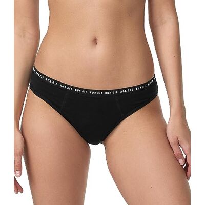 Nur Die Bragas Everything Regulado para períodos de sangrado normal, ropa interior de algodón orgánico, lavable y absorbente, ropa interior menstrual para mujer de 36 a 38 años Nur Die Bragas Everything Regulado para períodos de sangrado normal, ropa interior de algodón orgánico, lavable y absorbente, ropa interior menstrual para mujer de 36 a 38 años