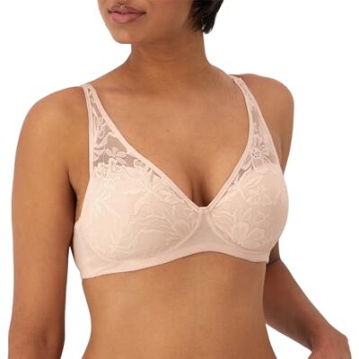 Bali Breathe Modal Camiseta Transpirable sin Varillas para Mujer, Brasier Convertible de Cobertura Completa, Beige Claro, Medium Bali Breathe Modal Camiseta Transpirable sin Varillas para Mujer, Brasier Convertible de Cobertura Completa, Beige Claro, Medium