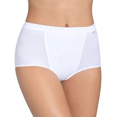 Sloggi Control Maxi, Slip, Mujer, Blanco (White), 40 Sloggi Control Maxi, Slip, Mujer, Blanco (White), 40