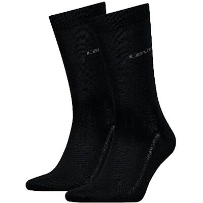 Levi's Classic, Medias Unisexo, Sostenible Negro, 39/42 Levi's Classic, Medias Unisexo, Sostenible Negro, 39/42