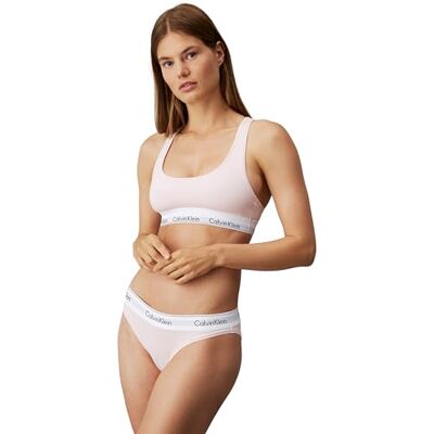 Calvin Braguitas Tipo Bikini Mujer Ropa Interior, Rosa (Nymphs Thigh), L Calvin Braguitas Tipo Bikini Mujer Ropa Interior, Rosa (Nymphs Thigh), L
