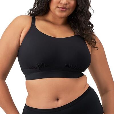 Elomi Bralette sin Aros e inalámbrico para Mujer Downtime, Negro, 80G Elomi Bralette sin Aros e inalámbrico para Mujer Downtime, Negro, 80G