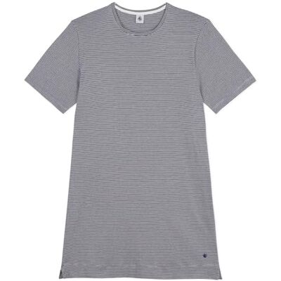 Petit Bateau Barco pequeño Ropa Noche, Smoking/Marshmallow, L Mujer Petit Bateau Barco pequeño Ropa Noche, Smoking/Marshmallow, L Mujer