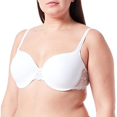 Passionata White Nights, Sujetador para Camiseta Mujer, Blanco (White Sparkle 2p), 65D Passionata White Nights, Sujetador para Camiseta Mujer, Blanco (White Sparkle 2p), 65D