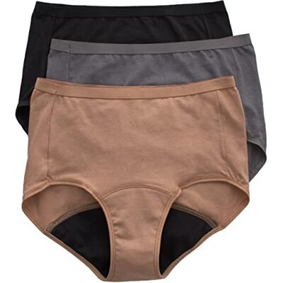 Hanes Women's Fresh & Dry Brief Underwear 3-Pack Fresh & Dry Calzoncillos Tipo Slip (3 Unidades) Mujer (Pack de 3) Hanes Women's Fresh & Dry Brief Underwear 3-Pack Fresh & Dry Calzoncillos Tipo Slip (3 Unidades) Mujer (Pack de 3)
