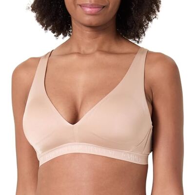 Giorgio Armani Bralette icónico de Microfibra con Almohadillas extraíbles para Mujer, Color Rosa, Talla M, Rosa, M Giorgio Armani Bralette icónico de Microfibra con Almohadillas extraíbles para Mujer, Color Rosa, Talla M, Rosa, M