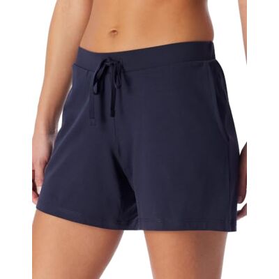 Schiesser Pantalones Cortos de Dormir para Mujer de algodón, Mezcla + Parte Inferior de Pijama Relax (1 Unidad), Azul Profundo_, 36 Schiesser Pantalones Cortos de Dormir para Mujer de algodón, Mezcla + Parte Inferior de Pijama Relax (1 Unidad), Azul Profundo_, 36