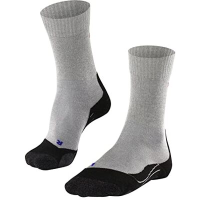 FALKE TK2 Explore Cool Mujer Calcetines Trekking gran comodidad para terrenos de montaña ligeros light grey (3403), 41-42 FALKE TK2 Explore Cool Mujer Calcetines Trekking gran comodidad para terrenos de montaña ligeros light grey (3403), 41-42