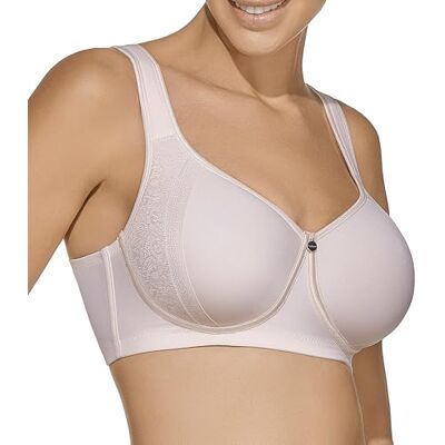 Selene , Sujetador Mujer con Ligero Relleno Spacer y Decoración de Encaje, Tirantes Anchos, Sin Aros, Colección Monica Selene , Sujetador Mujer con Ligero Relleno Spacer y Decoración de Encaje, Tirantes Anchos, Sin Aros, Colección Monica