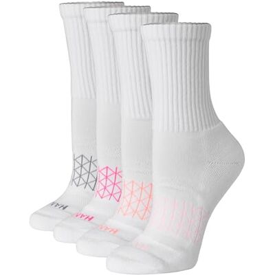Hanes Calcetines Acolchados Para Mujer, Sin Costuras, 4 Pares Calcetines Mujer (Pack de 4) Hanes Calcetines Acolchados Para Mujer, Sin Costuras, 4 Pares Calcetines Mujer (Pack de 4)