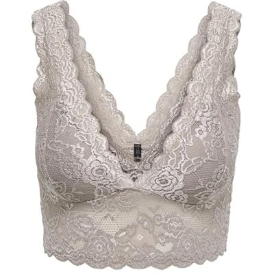 ONLY Onlchloe Lace Bra Noos Acc, Etherea, XS Mujer ONLY Onlchloe Lace Bra Noos Acc, Etherea, XS Mujer