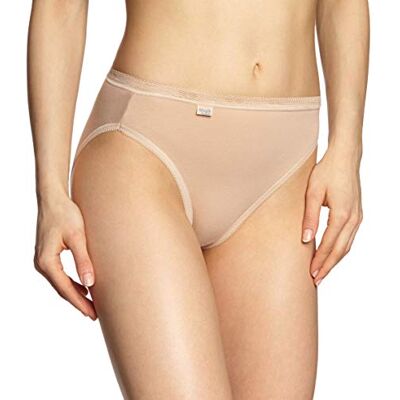 Sloggi Basic+ Tai 2P, Slip, Mujer, Beige (Skin), 44 Sloggi Basic+ Tai 2P, Slip, Mujer, Beige (Skin), 44