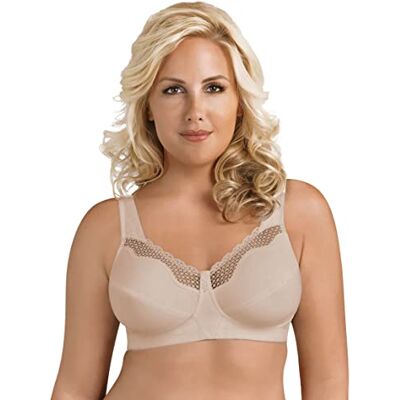 EXQUISITE FORM 5100535 Sujetador, Pulgadas Transparentes, Damasco, 38C para Mujer EXQUISITE FORM 5100535 Sujetador, Pulgadas Transparentes, Damasco, 38C para Mujer