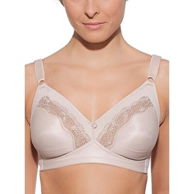 Selene Sujetador Cecilia Simplex Sin Aros Preformado Tallas Fuertes Tierra 105C Selene Sujetador Cecilia Simplex Sin Aros Preformado Tallas Fuertes Tierra 105C