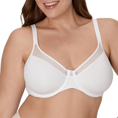 Bali Brasier con Aros para Mujer, One Smooth U, Ultraligero, Brasier Convertible, Blanco, 75 E (Talla del Fabricante: 34DD) Bali Brasier con Aros para Mujer, One Smooth U, Ultraligero, Brasier Convertible, Blanco, 75 E (Talla del Fabricante: 34DD)