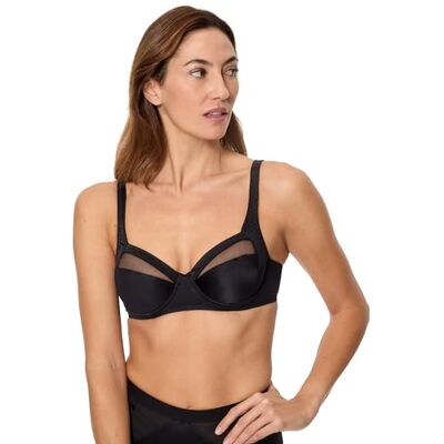 Playtex Sujetador Con Aro Perfect Silhouette, Sujetador con aros, Mujer, Negro, 90B Playtex Sujetador Con Aro Perfect Silhouette, Sujetador con aros, Mujer, Negro, 90B