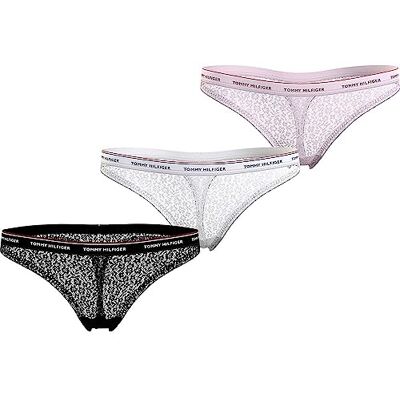 Tommy Hilfiger Pack de 3 Braguitas Tipo Tanga para MujerPremium Essential Tommy Hilfiger Pack de 3 Braguitas Tipo Tanga para MujerPremium Essential