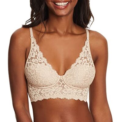 Maidenform Casual Comfort Convertible, Sujetador Estilo Bralette Mujer, Beige (Beige Paris Nude WR), 95C (Talla del Fabricante: 36C) Maidenform Casual Comfort Convertible, Sujetador Estilo Bralette Mujer, Beige (Beige Paris Nude WR), 95C (Talla del Fabricante: 36C)