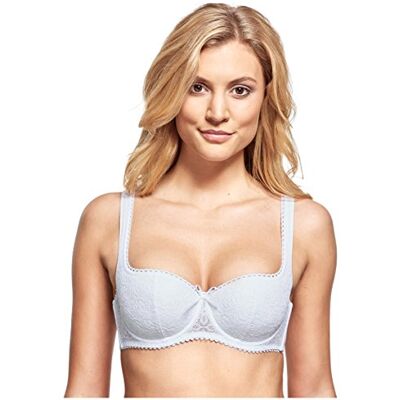 Susa Damen BH (Push-up) 7592 Sujetador, Blanco (Weiß 003), para mujer, 85A Susa Damen BH (Push-up) 7592 Sujetador, Blanco (Weiß 003), para mujer, 85A