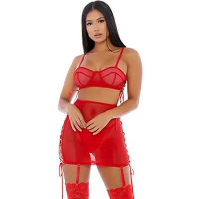 Forplay Set De Productos Eróticos De Cuero Y Látex Para Mujer,Talla Súper Grande 1000 g Forplay Set De Productos Eróticos De Cuero Y Látex Para Mujer,Talla Súper Grande 1000 g
